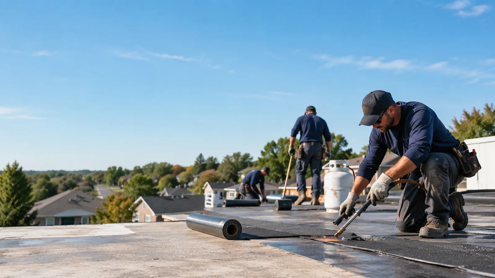 Flat Roof Leak Repair providers in Fultonham, OH